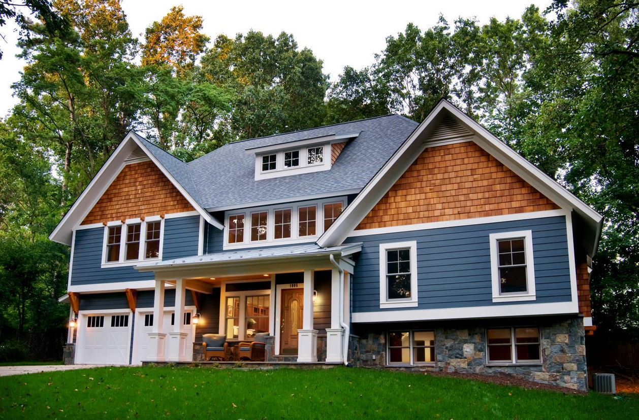 Mixed Cedar Shakes Siding